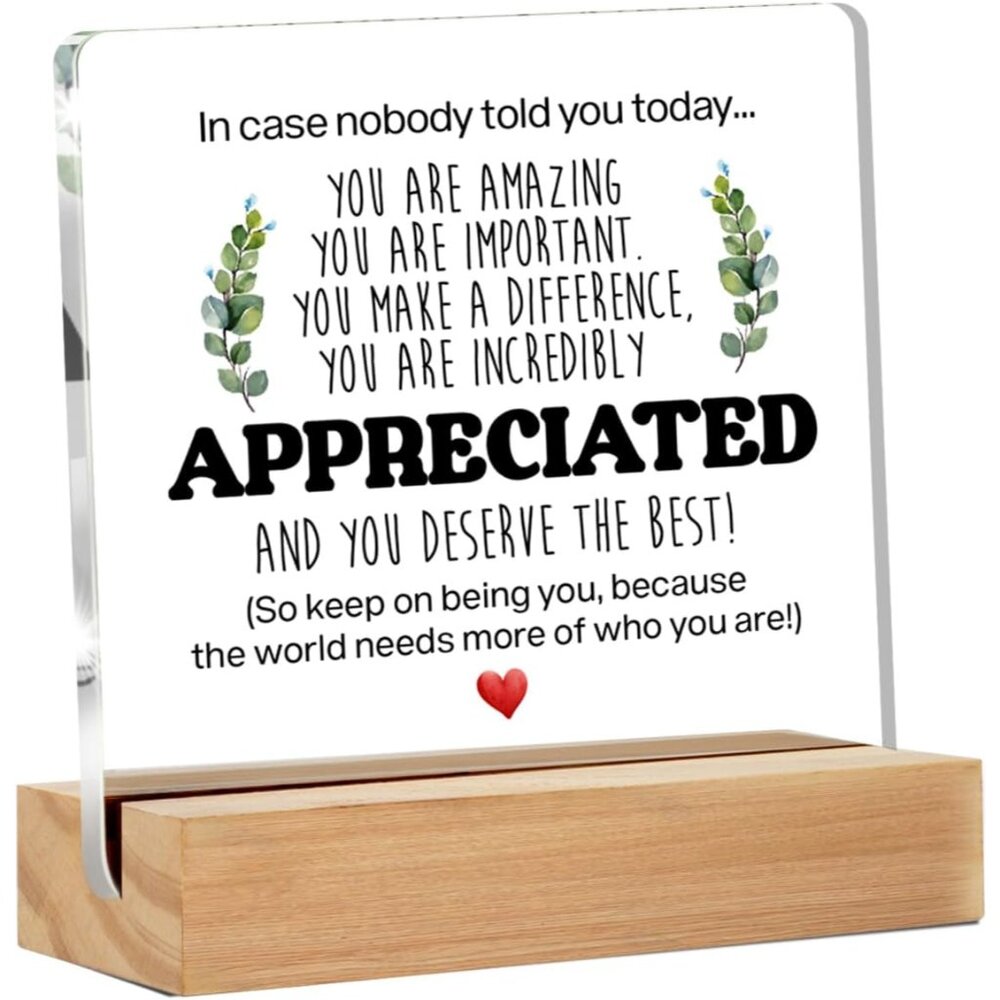 Inspirational Gift Ideas - Thank You Gifts For Women Men Friends - Appreciation